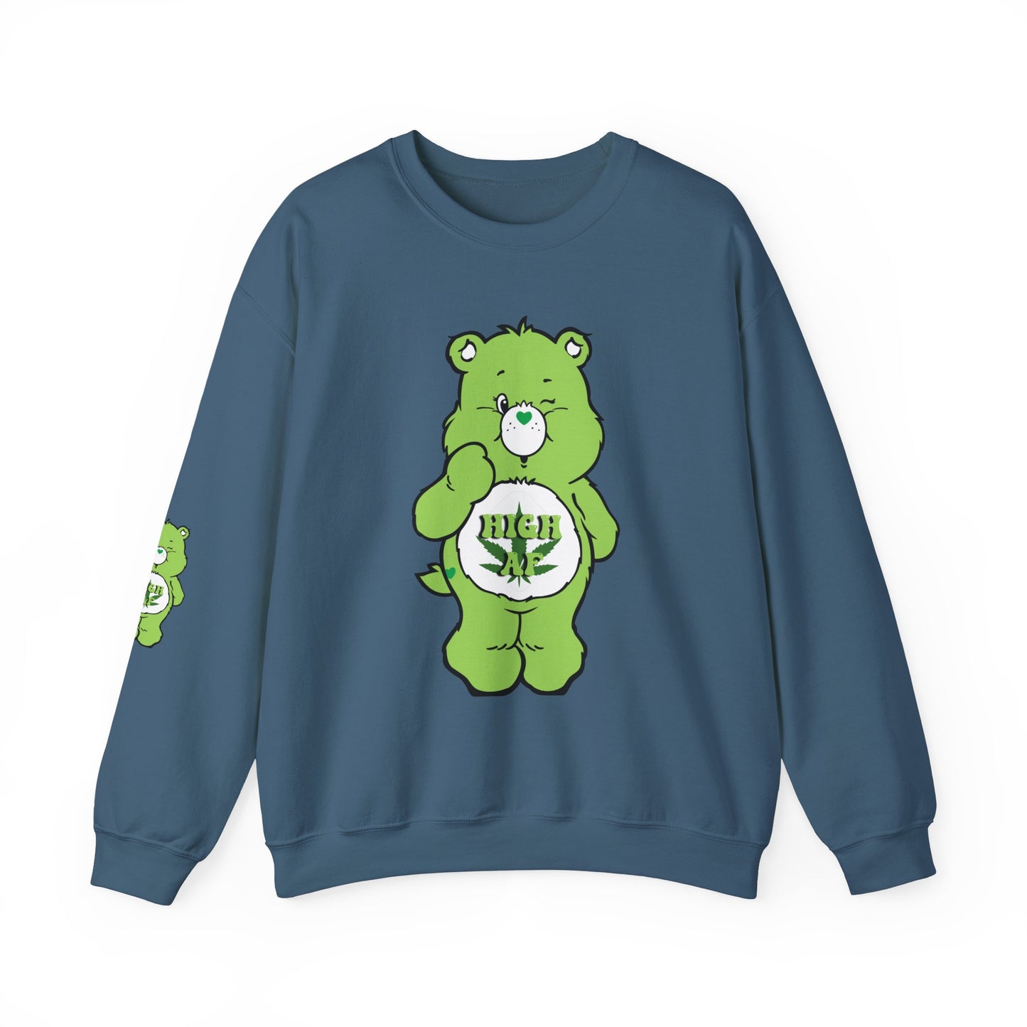 Care Bear High AF Unisex Heavy Blend™ Crewneck Sweatshirt - MKcreativeprints