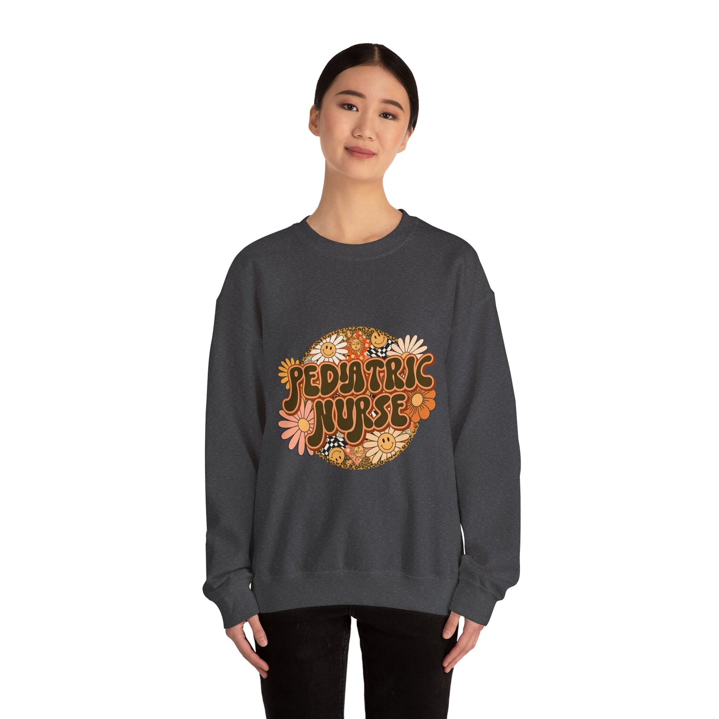 Pediatric Nurse Sweatshirt - Unisex Heavy Blend Crewneck - MKcreativeprints