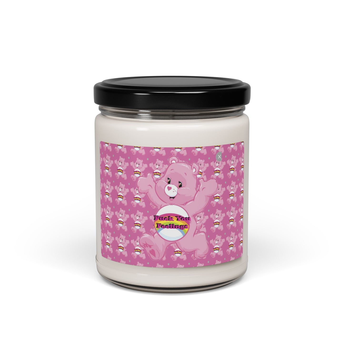 F You Feelings Curse Care Bear Scented Soy Candle, 9oz - MKcreativeprints