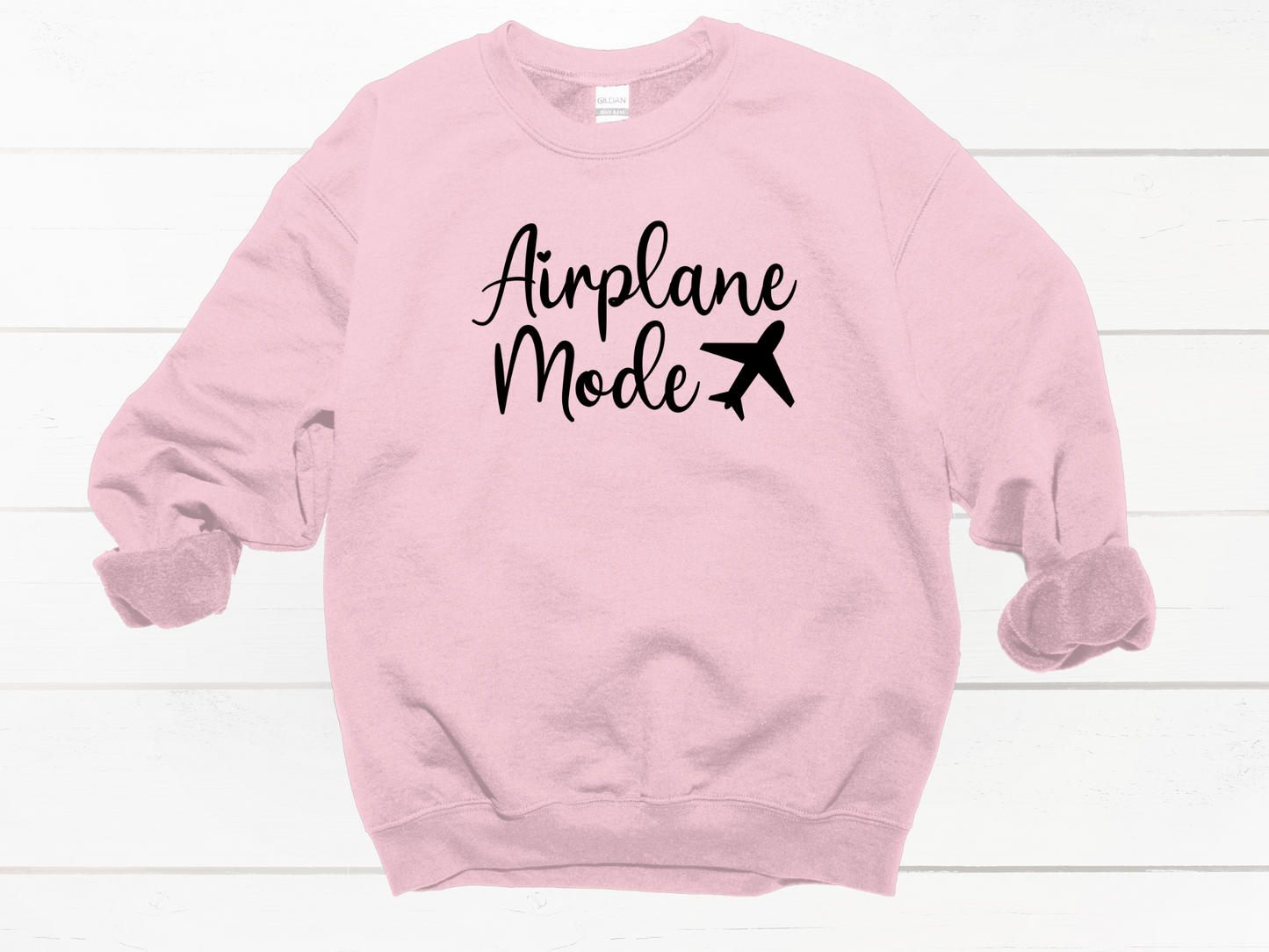 Airplane Mode Crewneck - MKcreativeprints
