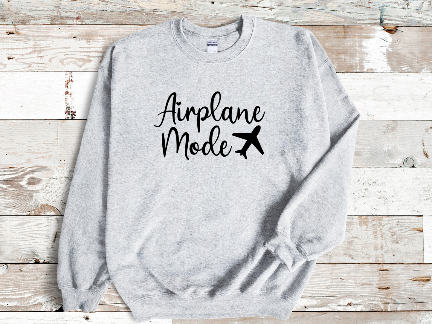 Airplane Mode Crewneck - MKcreativeprints