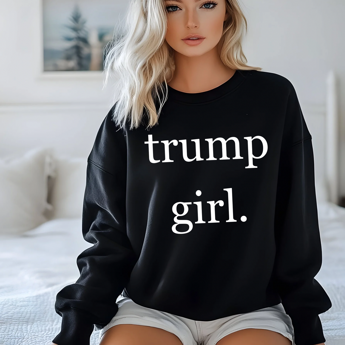 Trump girl crewneck - MKcreativeprints