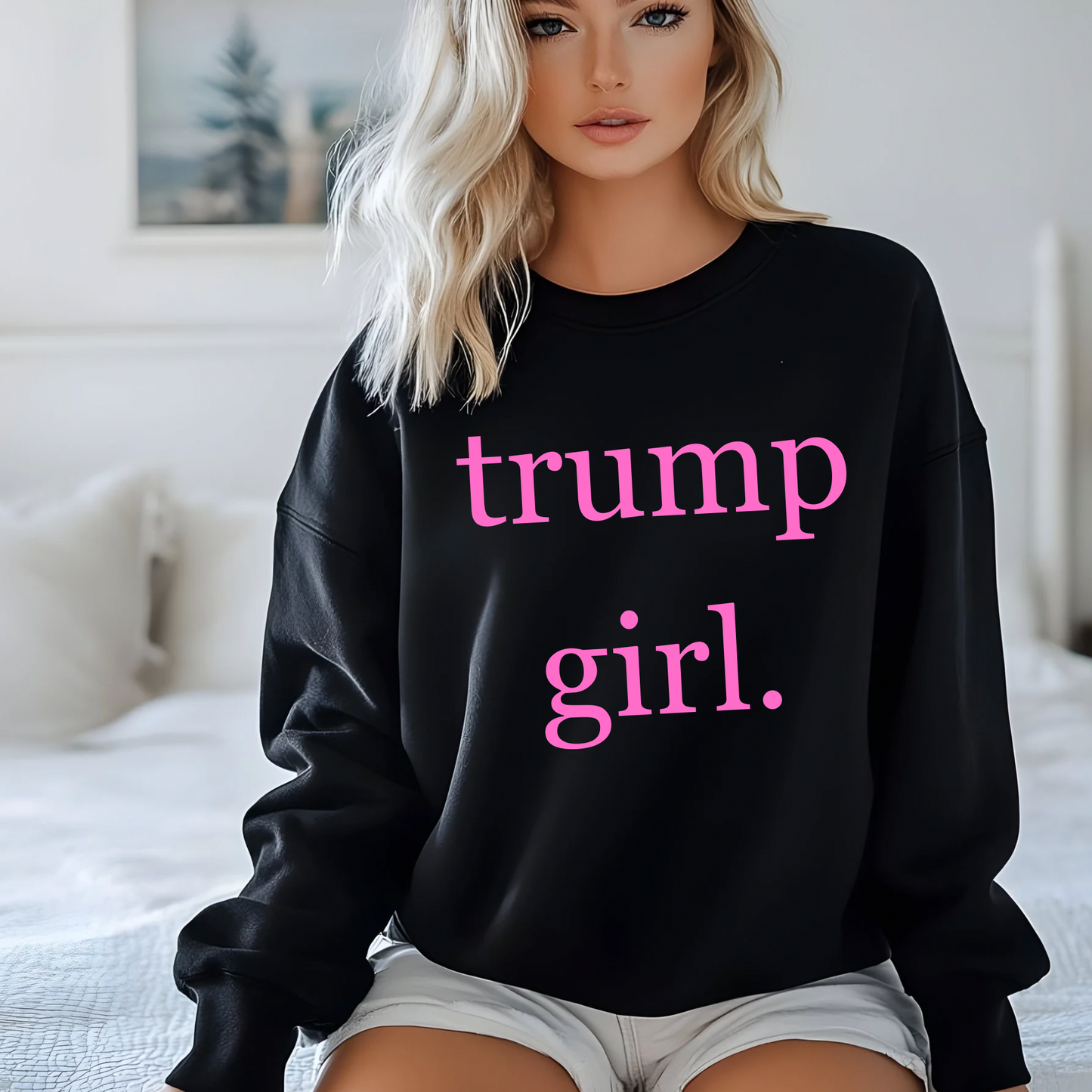 Trump girl crewneck - MKcreativeprints