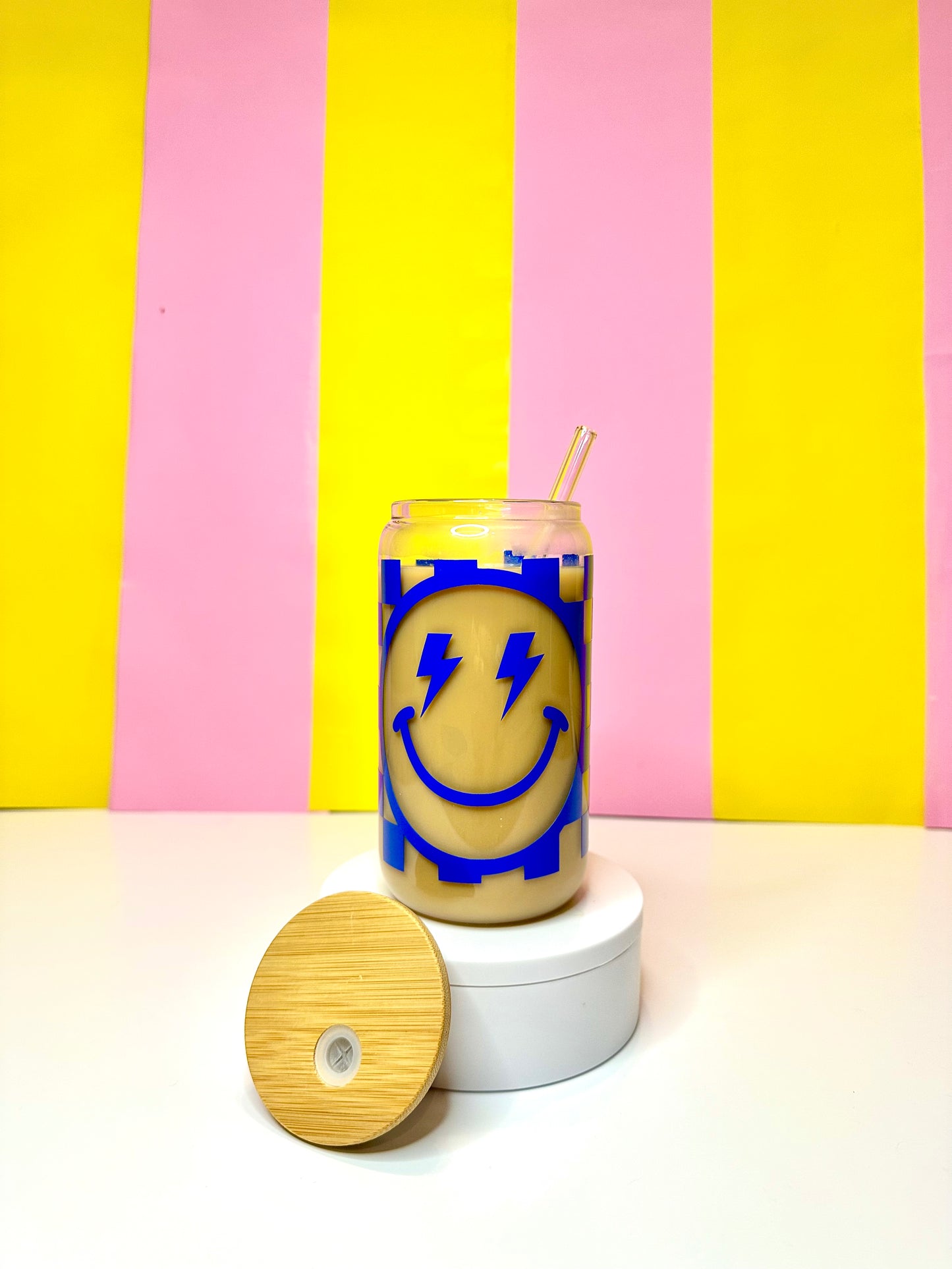 Clear Glass Libbey - Flash Smiley - MKcreativeprints