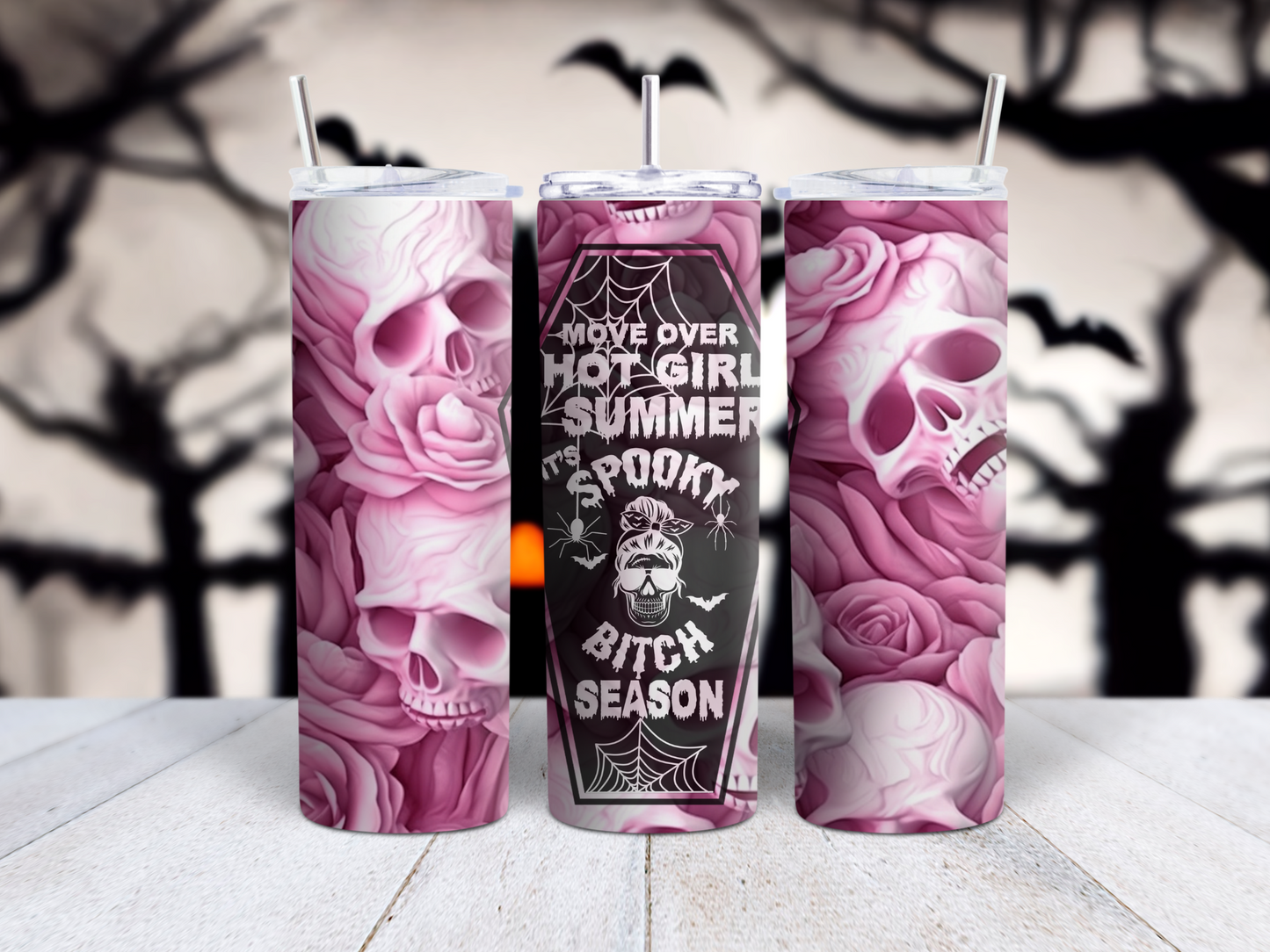 20oz Spooky Bitch Season Tumbler - MKcreativeprints