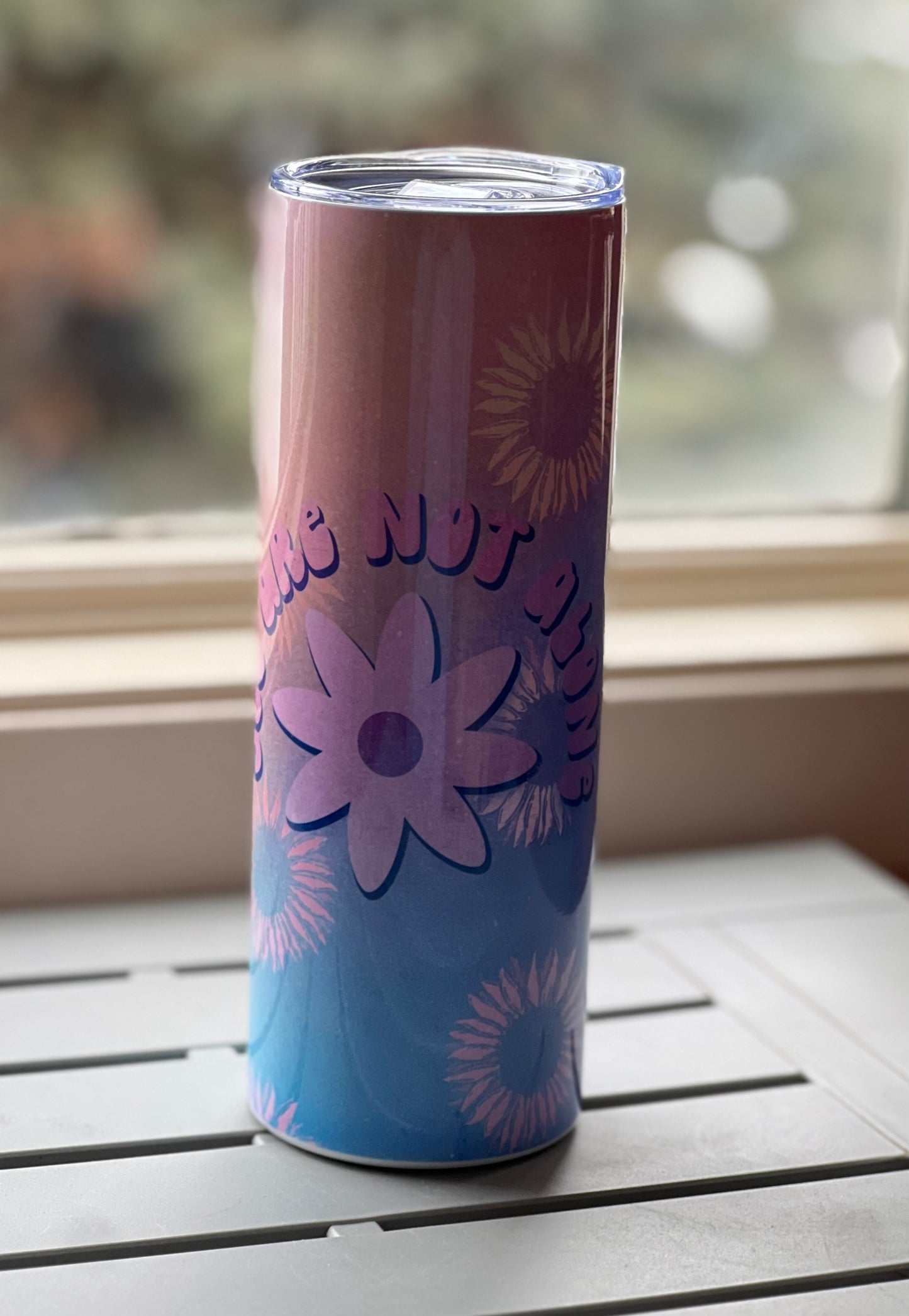 Mental Health | Positive Affirmations Tumbler | Drinkware - MKcreativeprints
