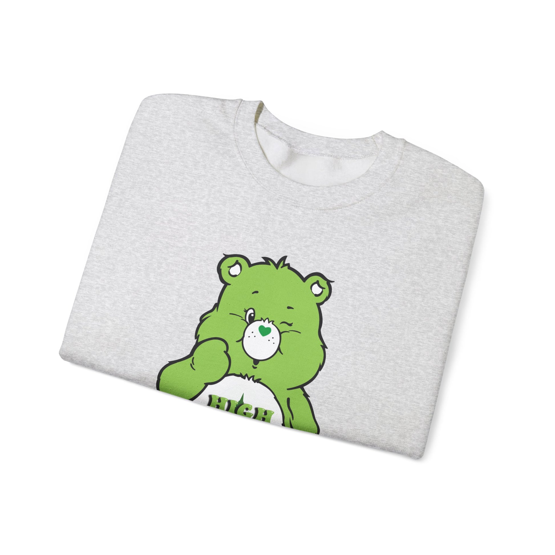 Care Bear High AF Unisex Heavy Blend™ Crewneck Sweatshirt - MKcreativeprints