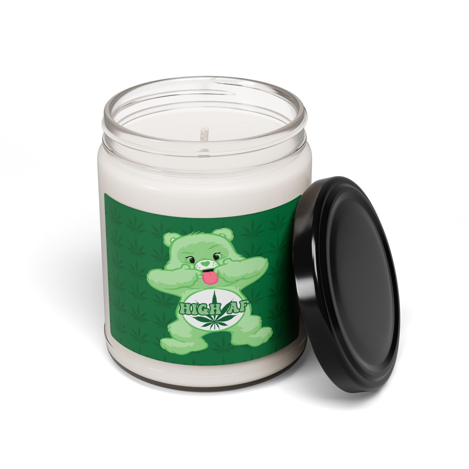 High AF Custom Bear Scented Soy Candle, 9oz - MKcreativeprints
