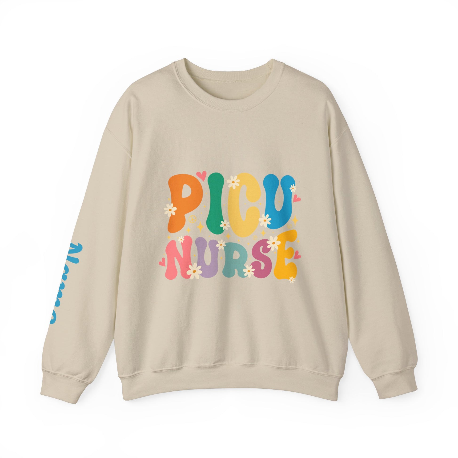PICU Nurse Unisex Heavy Blend™ Crewneck Sweatshirt - MKcreativeprints