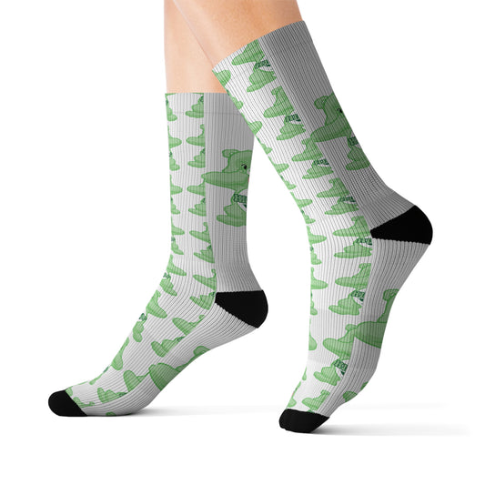 High AF Custom Bear Sublimation Socks - MKcreativeprints