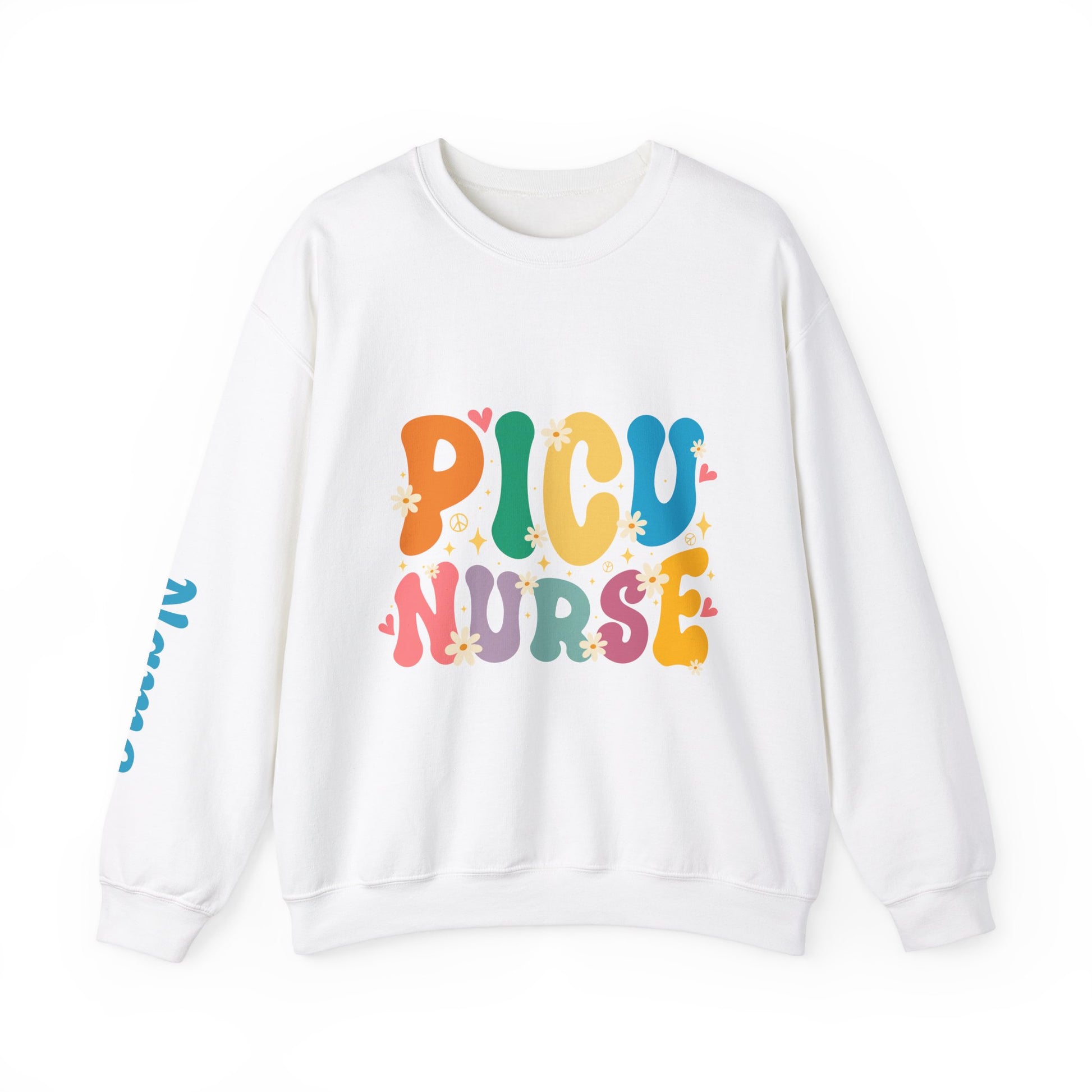 PICU Nurse Unisex Heavy Blend™ Crewneck Sweatshirt - MKcreativeprints
