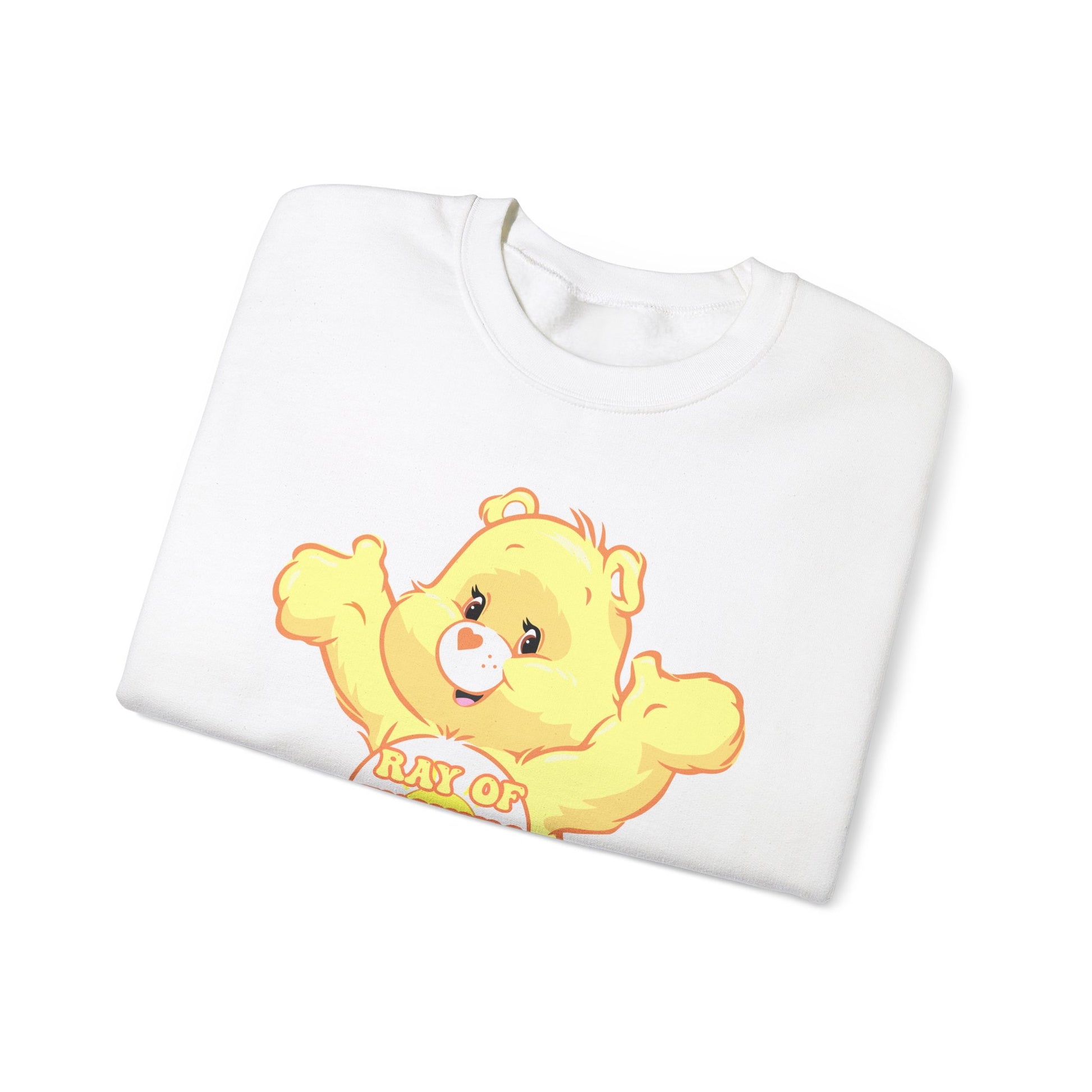 Ray of Fucking Sunshine Curse Swear Care Bear Unisex Heavy Blend™ Crewneck Sweatshirt - MKcreativeprints
