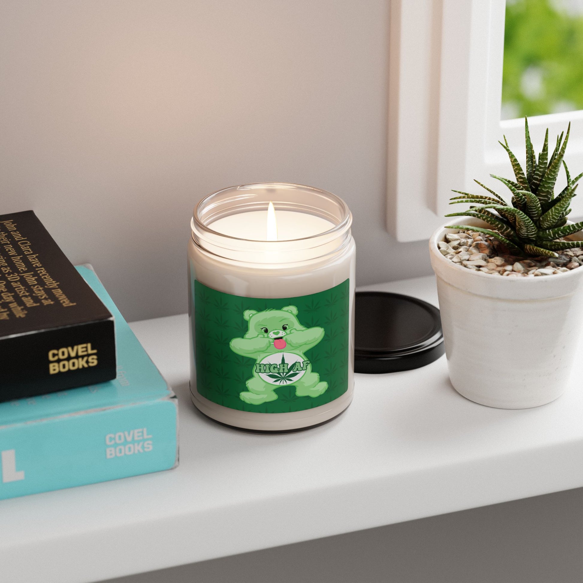 High AF Custom Bear Scented Soy Candle, 9oz - MKcreativeprints