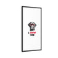 Black Lab Dog I Woof You Matte Canvas, Framed (Multi-color) - MKcreativeprints