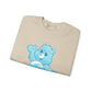 No Fucks to Give Swear Curse Care Bear Unisex Heavy Blend™ Crewneck Sweatshirt - MKcreativeprints