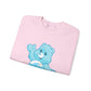 No Fucks to Give Swear Curse Care Bear Unisex Heavy Blend™ Crewneck Sweatshirt - MKcreativeprints