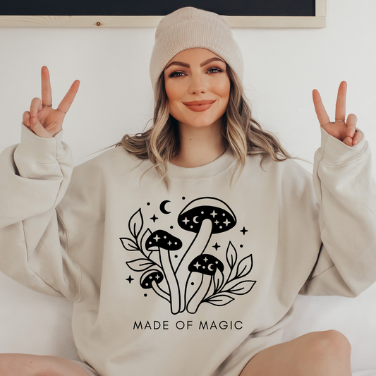 Magic Mushroom/ Crewneck - MKcreativeprints