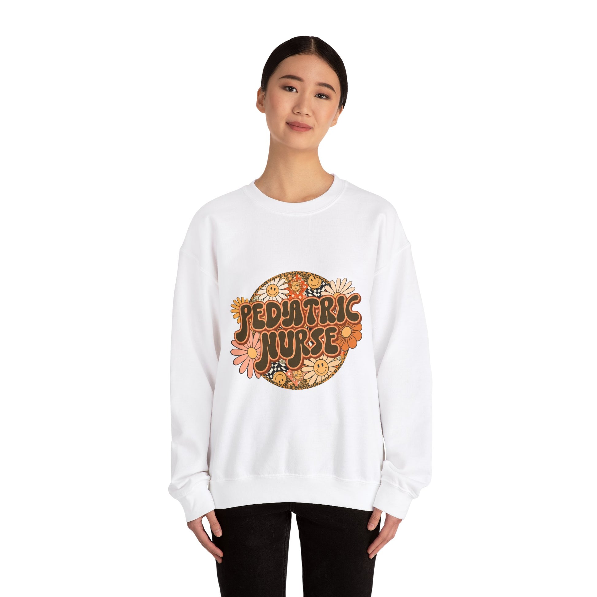 Pediatric Nurse Sweatshirt - Unisex Heavy Blend Crewneck - MKcreativeprints