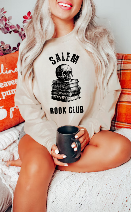 Salem Book Club Crewneck - MKcreativeprints
