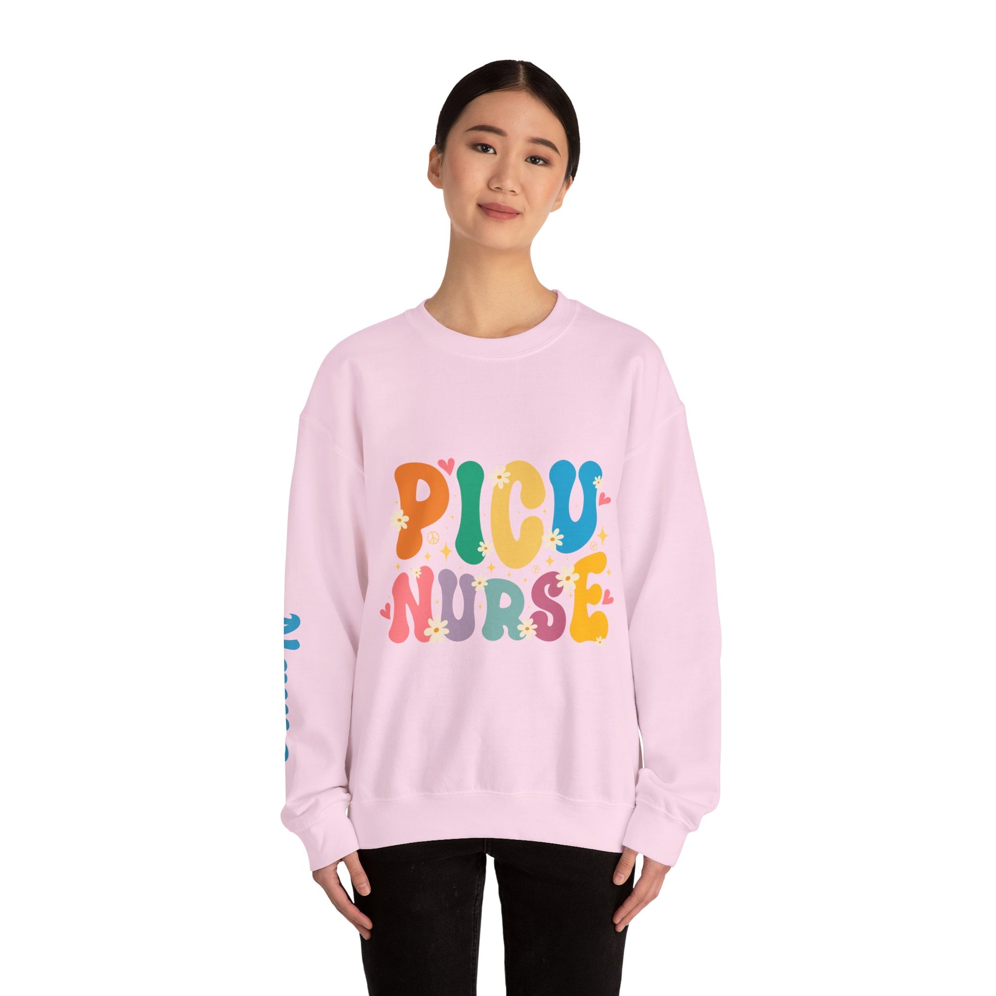 PICU Nurse Unisex Heavy Blend™ Crewneck Sweatshirt - MKcreativeprints