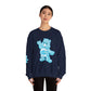 No Fucks to Give Swear Curse Care Bear Unisex Heavy Blend™ Crewneck Sweatshirt - MKcreativeprints