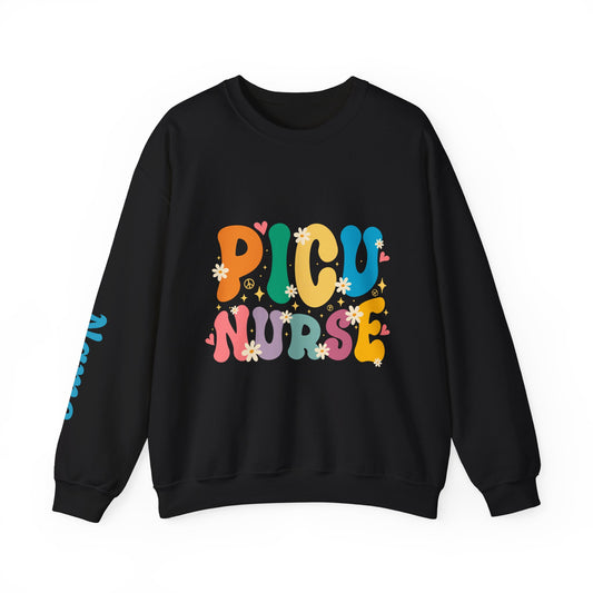 PICU Nurse Unisex Heavy Blend™ Crewneck Sweatshirt - MKcreativeprints