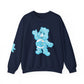 No Fucks to Give Swear Curse Care Bear Unisex Heavy Blend™ Crewneck Sweatshirt - MKcreativeprints