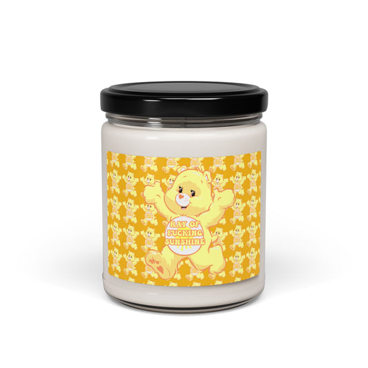 Ray of F@cken Sunshine Scented Soy Candle, 9oz - MKcreativeprints