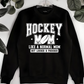 Hockey Mom Loud & Proud Crewneck - MKcreativeprints