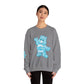 No Fucks to Give Swear Curse Care Bear Unisex Heavy Blend™ Crewneck Sweatshirt - MKcreativeprints