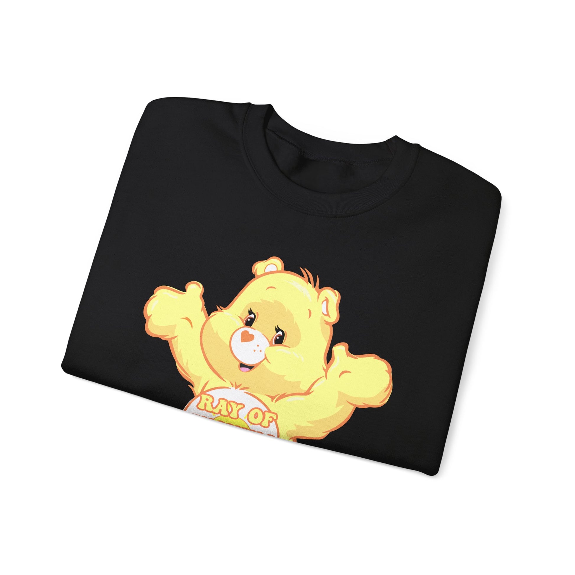 Ray of Fucking Sunshine Curse Swear Care Bear Unisex Heavy Blend™ Crewneck Sweatshirt - MKcreativeprints