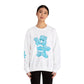 No Fucks to Give Swear Curse Care Bear Unisex Heavy Blend™ Crewneck Sweatshirt - MKcreativeprints