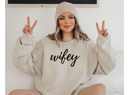 Wifey Crewneck - MKcreativeprints