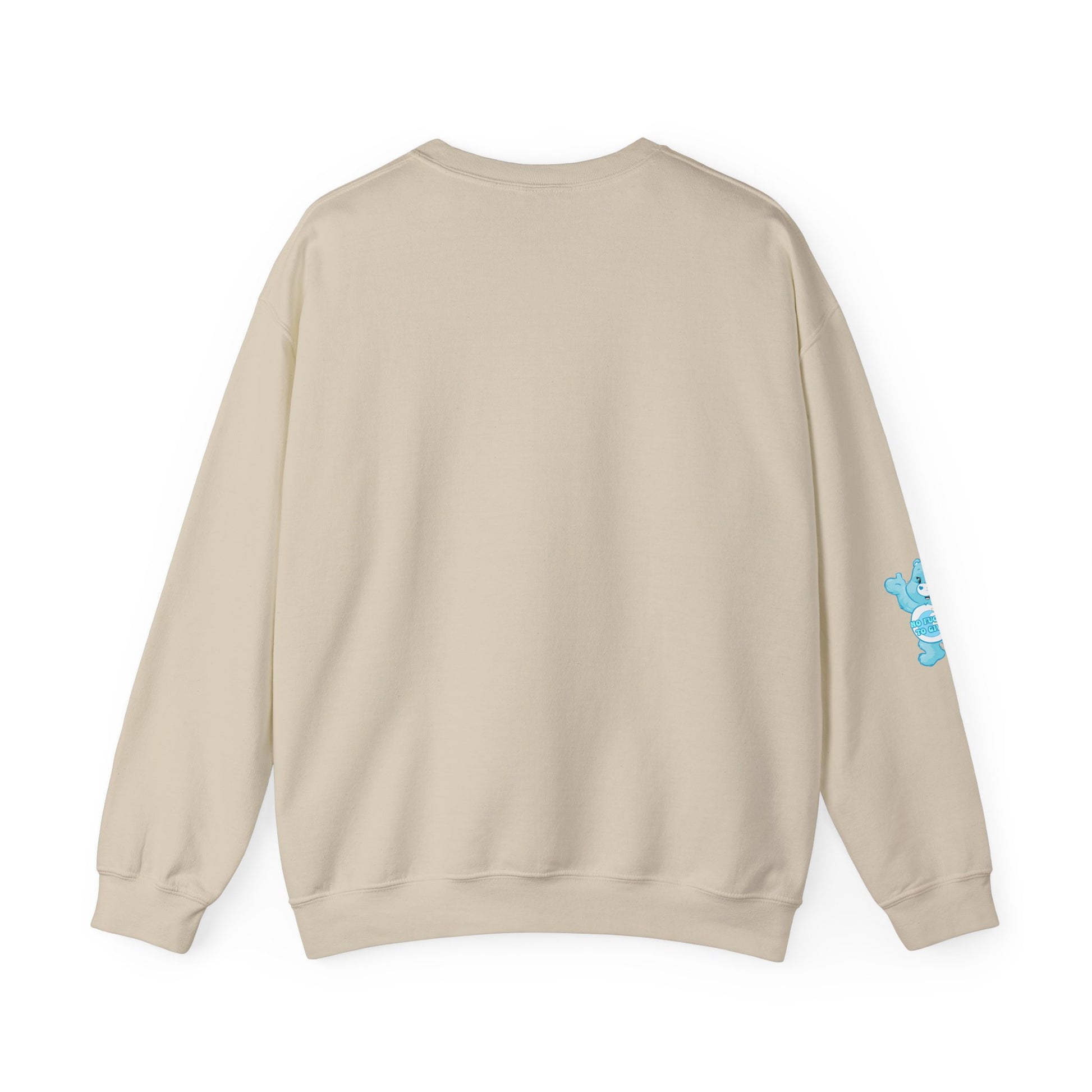 No Fucks to Give Swear Curse Care Bear Unisex Heavy Blend™ Crewneck Sweatshirt - MKcreativeprints