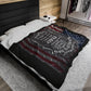 Worlds BEST DAD Whiskey Velveteen Plush Blanket - MKcreativeprints
