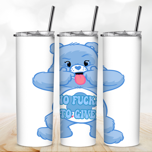 Custom 20oz & 40oz Tumbler, Curse Care Bear Tumbler - MKcreativeprints