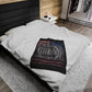 Worlds BEST DAD Whiskey Velveteen Plush Blanket - MKcreativeprints