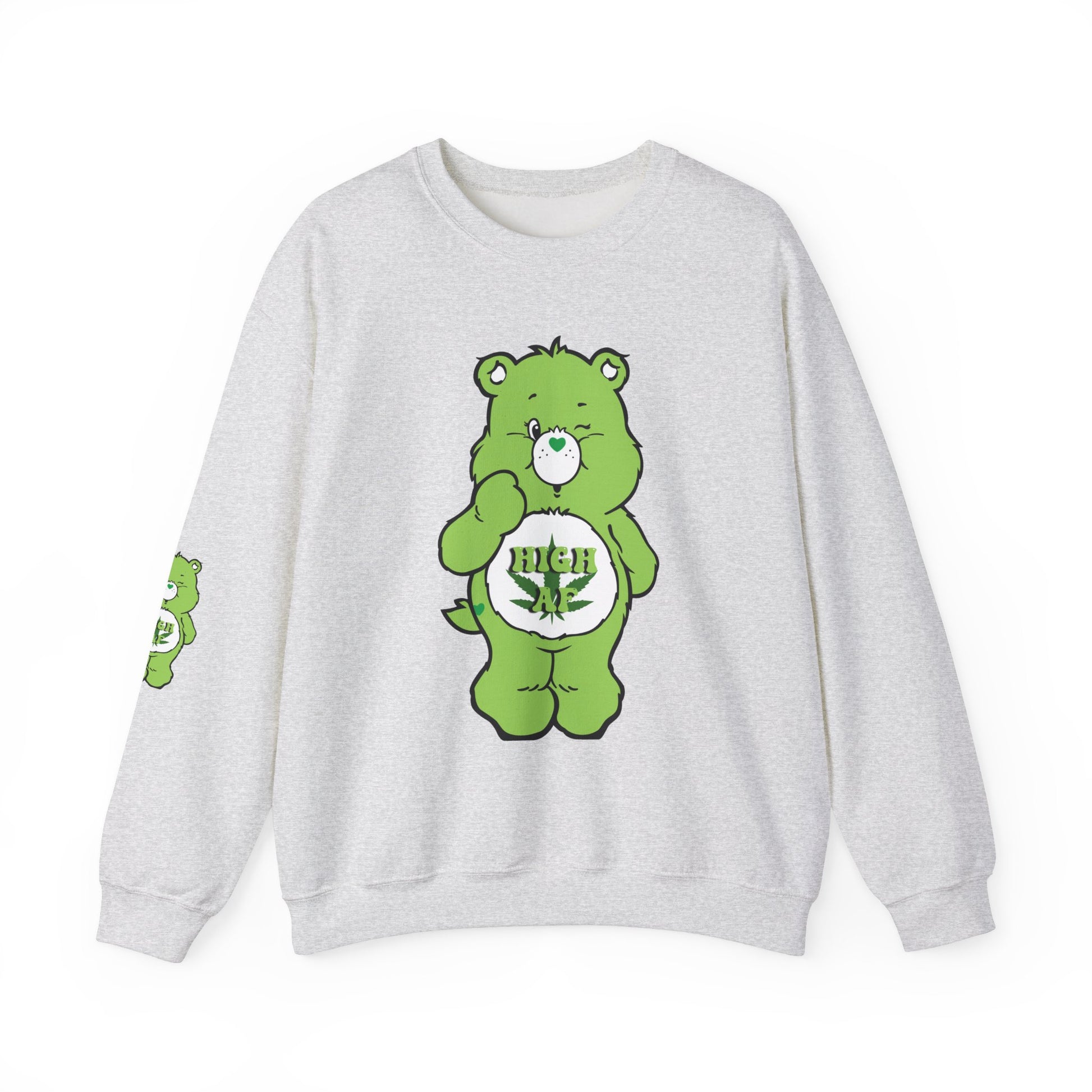 Care Bear High AF Unisex Heavy Blend™ Crewneck Sweatshirt - MKcreativeprints