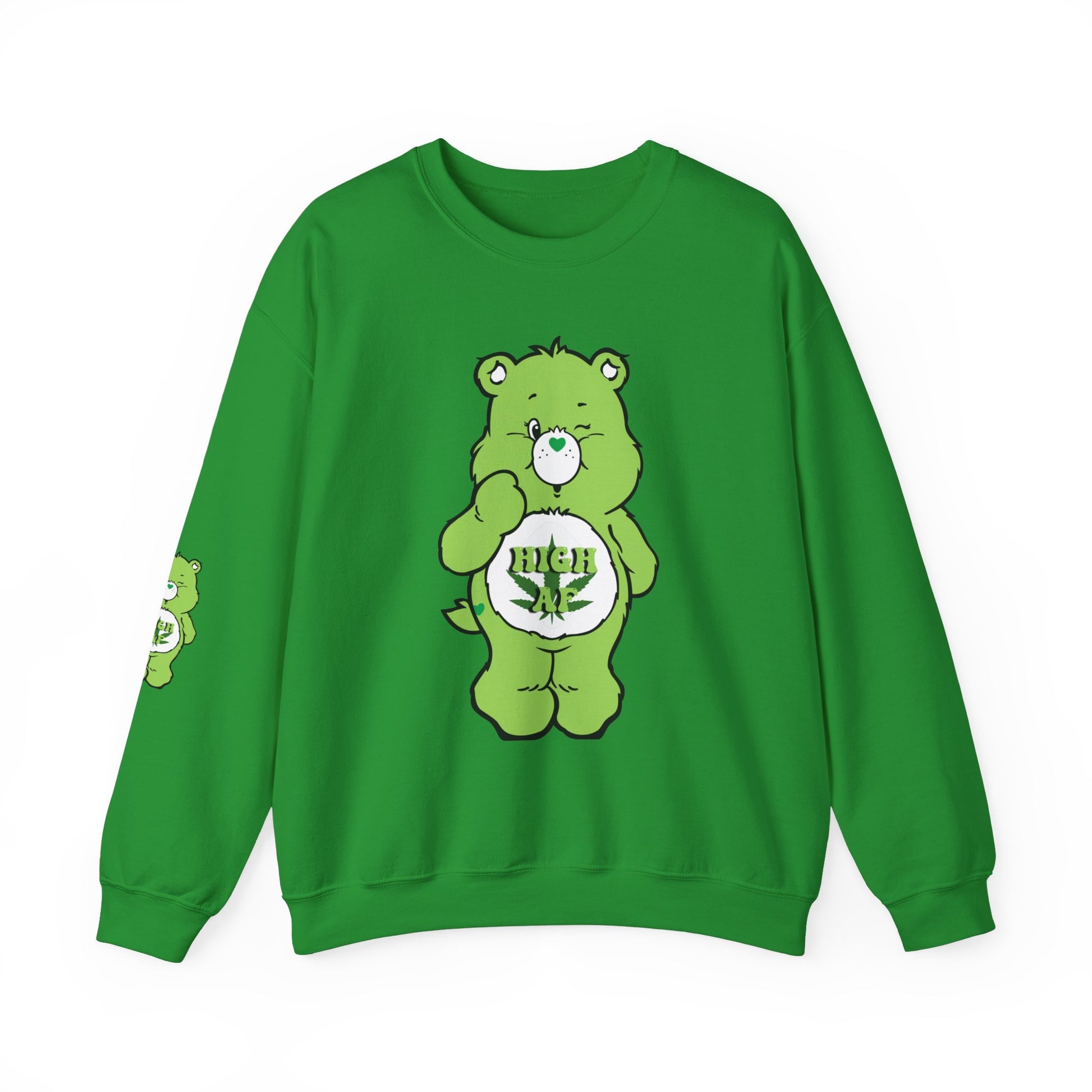 Care Bear High AF Unisex Heavy Blend™ Crewneck Sweatshirt - MKcreativeprints