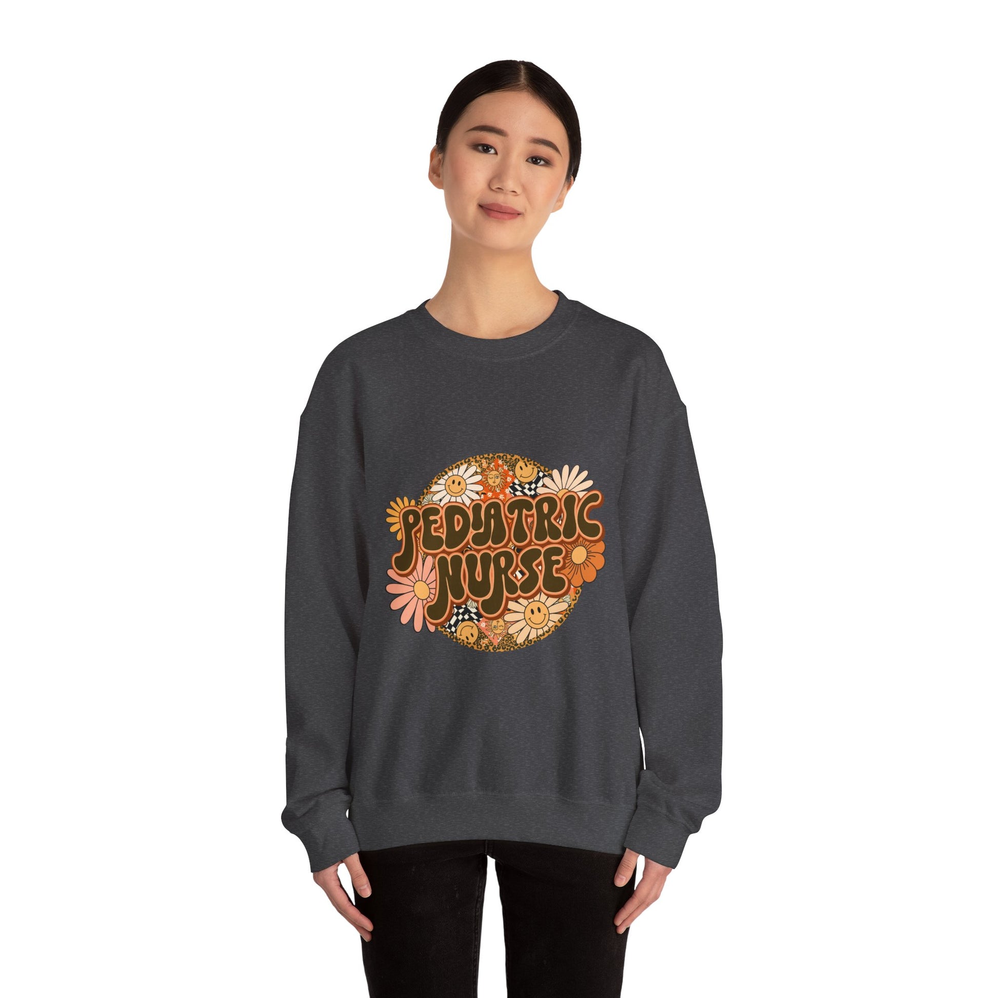 Pediatric Nurse Sweatshirt - Unisex Heavy Blend Crewneck - MKcreativeprints
