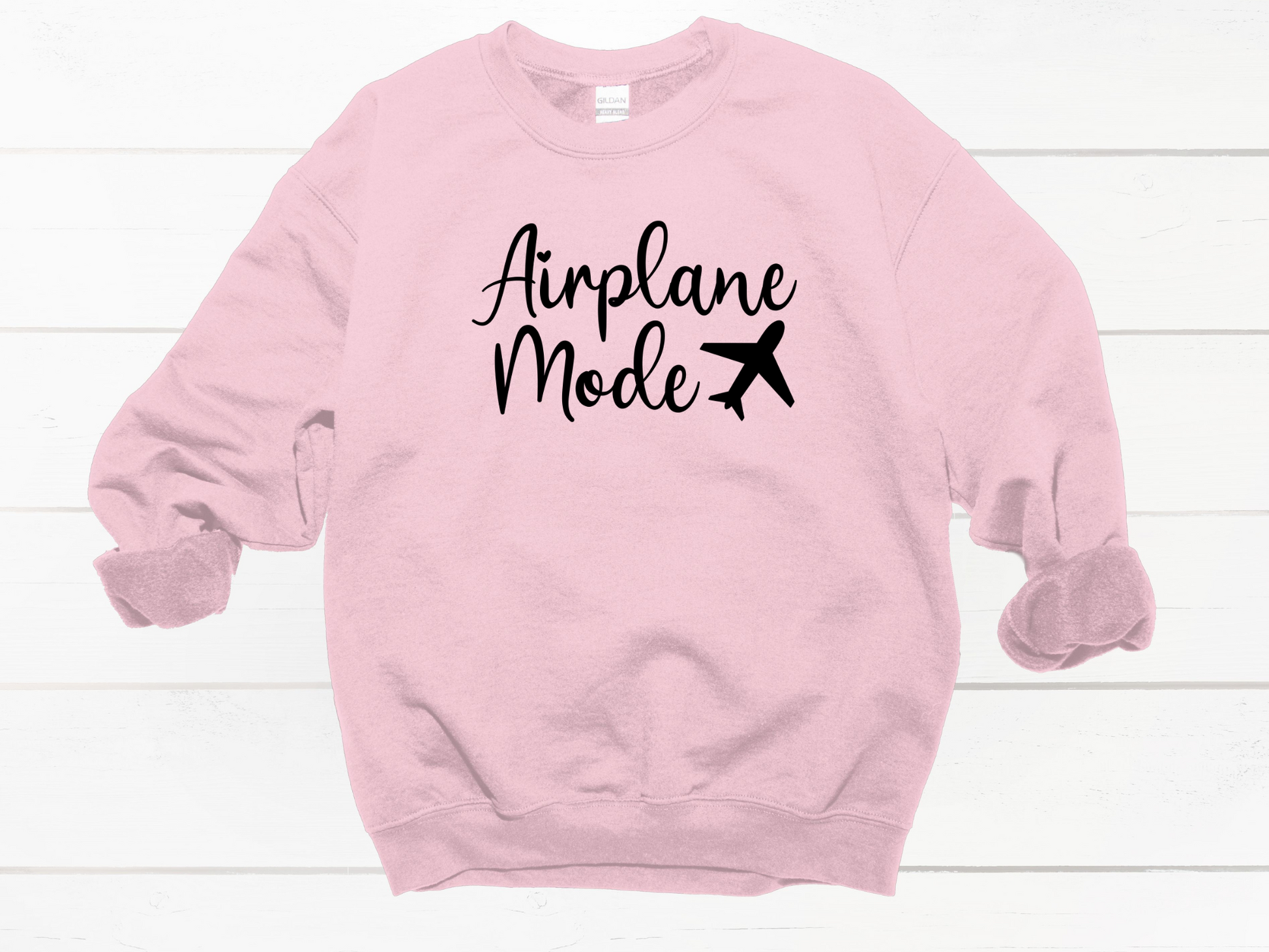 Airplane Mode Crewneck - MKcreativeprints