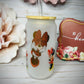 18oz Libbey Frosted Glass with rhinestone lid| Minnie Mouse - MKcreativeprints