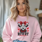 Howdy Valentine  long sleeve sweatshirt or crewneck shirt - MKcreativeprints
