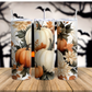20oz Floral Pumpkin Tumbler - MKcreativeprints