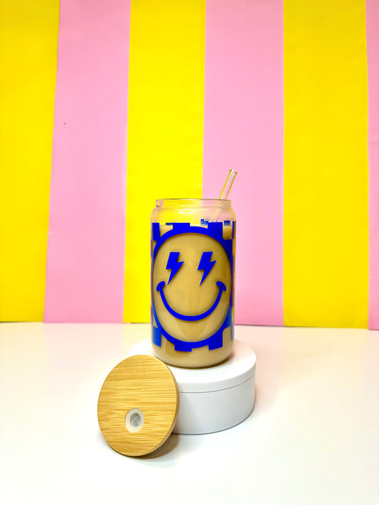Clear Glass Libbey - Flash Smiley - MKcreativeprints