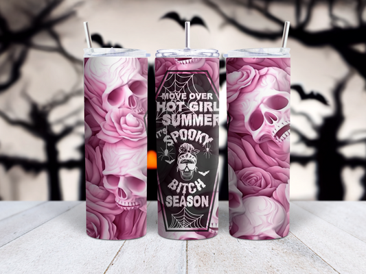 20oz Spooky Bitch Season Tumbler - MKcreativeprints