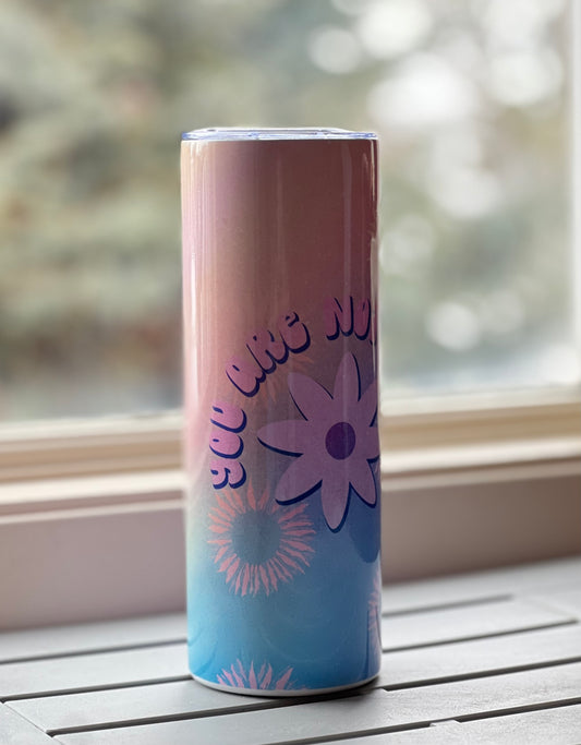 Mental Health | Positive Affirmations Tumbler | Drinkware - MKcreativeprints
