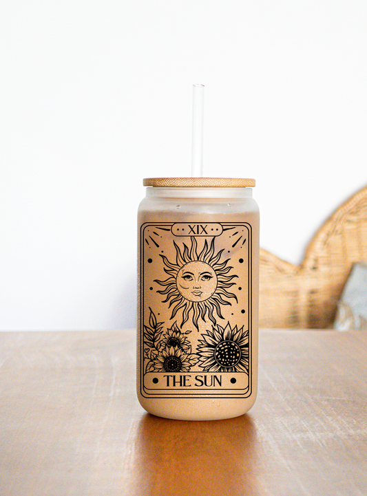 The Sun Tarot Card. Frosted Libby Mug - MKcreativeprints